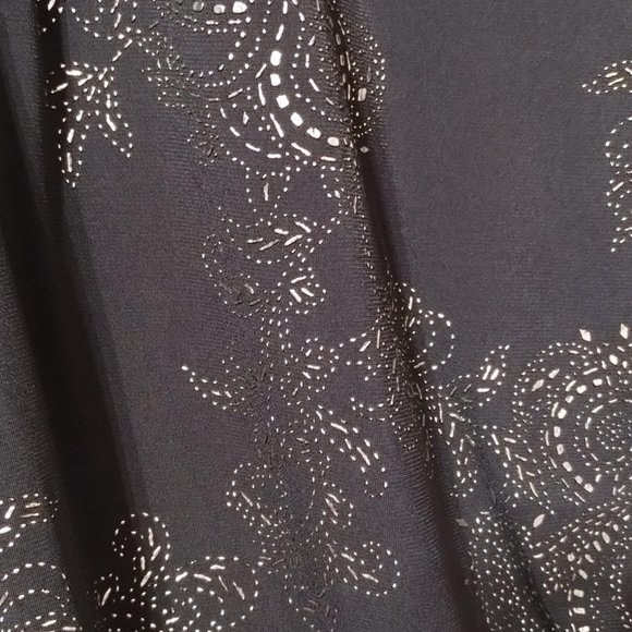 Jessica Howard Navy/silver paisley dress - Picture 2 of 2